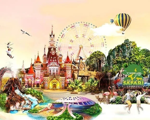 Combo vé Vinwonders và Safari