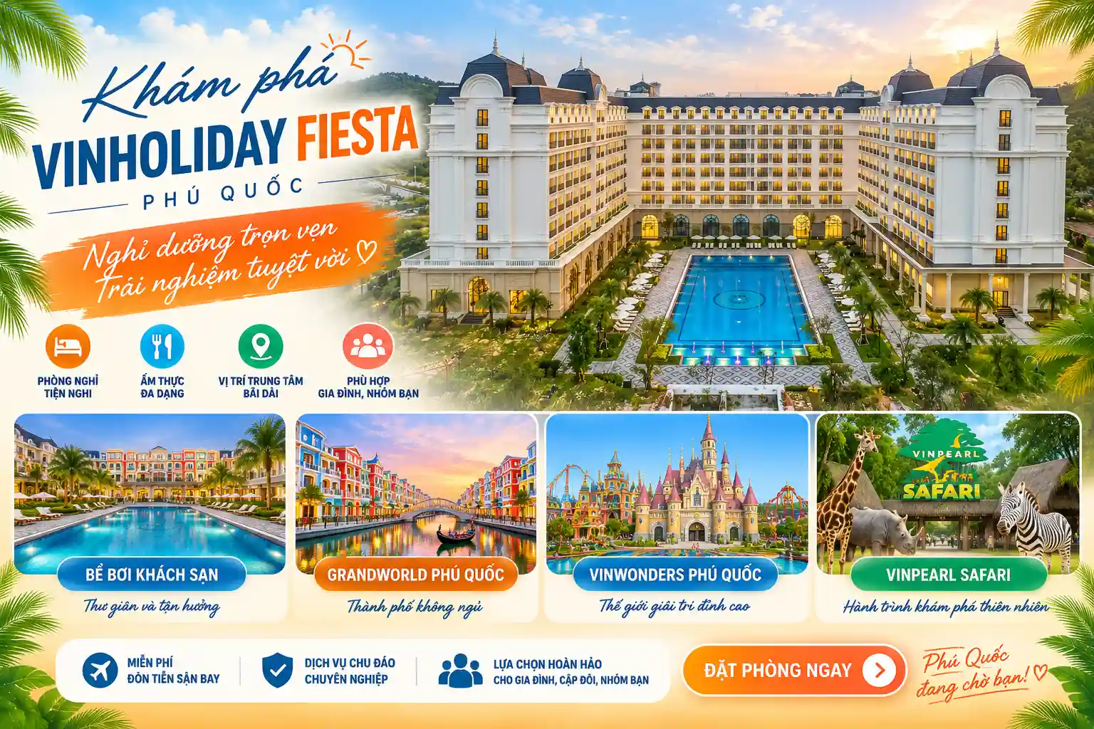 Combo Vinholidays Fiesta Phú Quốc